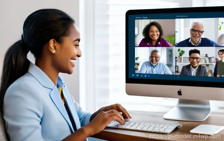 지속 가능한 비즈니스 모델을 위한 교육 프로그램 - **Prompt: Diverse Online Learning Community Focused on Growth**
"A vibrant, high-definition phot...