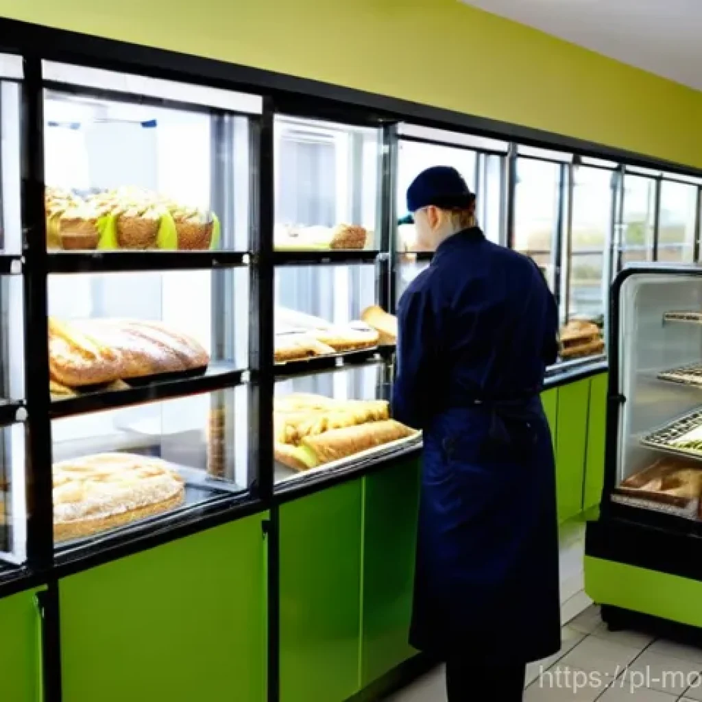 지속가능한 비즈니스 모델의 운영 효율성 - **Prompt 1: Green Business and Energy Savings in a Polish Bakery**
"A bright, optimistic photogr...